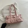 Bolso de Mano de Cuero de Estilo Coreano con Hebilla de Moda de Gama Alta 2026 Nuevo Estilo Elegante Bolso de Mujer de Venta Caliente Versátil Bolso de Hombro Cruzado