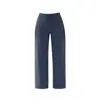 Pantalones de Yoga Deportivos de Pierna Ancha para Mujer Cintura Media-Alta Serie Casual Adelgazante Pantalones Rectos Americanos