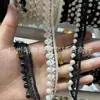 Nuevo Encaje de Perlas Soluble en Agua, Borde Bordado a Mano, Accesorios Decorativos para Cuello y Puño de Ropa Estilo Pequeño y Aromático