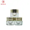 Crema para ojos Spot botella 15g botella botella marrón pequeña botella cuadrada de vidrio botella de crema embotellado