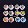 Adereços de Halloween Transfronteiriços Olhos de Fantasma, Vários Estilos e Cores, Olhos de Fantasma em Forma de Tigela Semicircular, Globos Oculares Assustadores para DIY 2,3-4 cm
