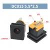 Enchufe de alimentación DC DC Socket DC005 002 Interfaz de 5.5*2.1/2.5MM Socket Hembra Conector Macho