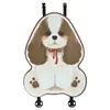 Lluvia Azul Otoño e Invierno Reposacabezas y Soporte Lumbar de Coche Perro de Felpa Cojín Lumbar para Coche Dibujos Animados Almohada Cervical para Coche Respaldo