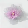 Flores 3D en Relieve de Organza Accesorios para Manualidades, Accesorios para el Cabello Estilo Antiguo, Flores Decorativas para Ropa, Al Por Mayor en Stock