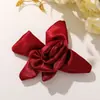 Lazo para el Cabello Floral de Satén, Elegante y Suave, Estilo Coreano, DIY, Accesorio para el Cabello, Ramillete, Adorno Floral para Ropa