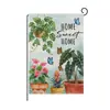 Bandera de Jardín Floral de Primavera Más Vendida en Amazon Impresión Digital Exterior para Patio Abeja y Mariposa Bandera Decorativa
