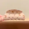 Grampo de cabelo suave estilo coreano para mulheres, estiloso, doce, de alta aparência, elegante, novo grampo tubarão 2026 para a parte de trás da cabeça