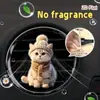 Lindo Clip de Perfume para Ventilación de Coche de Gato Gatito Acrílico Decoración de Coche Accesorio de Interior Adorno de Fragancia