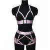 Comercio transfronterizo nuevo multicolor opcional hueco tentación sexy tirante divertido para mujer traje dividido N0241