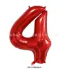 Globos Digitales Versión Americana de 32 pulgadas Globos de Película de Aluminio Oro Plata Decoración para Fiesta de Cumpleaños Boda Día de Año Nuevo Venta al por Mayor