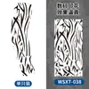 Manguitos de protección solar para tatuajes, manguitos transpirables para ciclismo al aire libre, diseño de tatuaje floral en el brazo, manguitos sin costuras, disponibles en stock