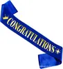 Felicitaciones Transfronterizas Felicitaciones Correa para el Hombro Cinturón de Etiqueta Cinta Venta al por Mayor Temporada de Graduación Jubilación