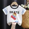 Nueva camiseta de manga corta para niños Algodón Niñas verano bebé bebé Verano ropa para niños camisa para niños una generación de cabello