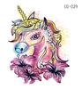 Nuevas Pegatinas de Tatuaje Impermeables Pequeñas Frescas para Niños, Divertidas Pegatinas de Tatuaje de Unicornio, Pegatinas de Tatuaje de Animales Personalizadas