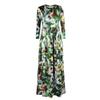 Comercio Exterior Ropa de Mujer Europea y Americana Amazon Otoño e Invierno Vestido Estampado Navideño YY0001