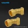Conexiones de tubería de latón Hailiang férula codo de 45 grados conexiones de tubería refrigeración accesorios ingeniería al por mayor