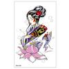 Juego de pegatinas de tatuaje impermeables nuevas al por mayor de fábrica, pegatinas de tatuaje opcionales con atrapasueños, cabeza de lobo, calavera, flor y dragón