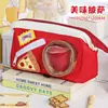 Estuche de Lápices de 5 Niveles Ins Nicho Alto Valor Gran Capacidad Estuche de Papelería para Estudiantes de Secundaria Hombres y Mujeres Bolsa de Papelería Linda a Base de Sal