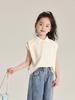 2025 Nueva Camiseta Casual de Moda para Niñas de Manga Corta Camiseta Polo Jugadora y Linda Estampada en Espuma Estéreo Camiseta Infantil