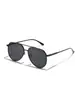 Gafas de Sol de Doble Puente Más Vendidas Transfronterizas, Patillas Ligeras de Aluminio-Magnesio, Gafas de Sol Unisex, Gafas de Sol Estilo Aviador