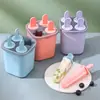Molde para Paletas de Helado de Verano Modelo Casero de Helado Paleta Infantil con Tapa Molde para Paletas Caja de Paleta de Nieve