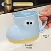 Mini Taza para Bebé con Soporte para Cepillo de Dientes, Vaso para Enjuague Bucal Infantil, Regalo para Pareja, Estudiante, Taza de Cepillo de Dientes de Dibujos Animados