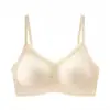 Nova Lingerie Feminina Floral Francesa, Push-Up para Seios Pequenos, Decote em V de Renda, Costas Bonitas Sem Costura, Sutiã de Suporte Macio