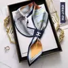 Bufanda Larga de Seda para Mujer 2026 Estilo Nuevo Bufanda para el Cuello con Tacto de Alta Gama, Bufanda Pequeña de Alta Gama Moderna y Elegante para Combinar con Camisas