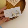Pendientes Vintage Aguja de Plata 925 para Mujer Estilo Frío Ins Europeo y Americano Elegantes Sencillos Moda Irregulares Trendy Pendientes Pendientes