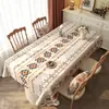 Mantel Estilo Étnico, Impermeable, Resistente al Aceite, No Lavable, Resistente al Calor, Lujo Ligero, Tacto de Alta Gama, Mantel Rectangular Bohemio