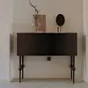 Mueble de Entrada, Mueble de Pasillo, Mueble Decorativo de Patas Altas, Mesa de Entrada Simple Moderna