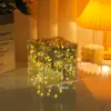 Girasol Cubo de Rubik Luz de Noche Kit de Materiales DIY Hecho a Mano Mar de Flores Nube Luz de Noche Adorno de Escritorio Creativo Regalo