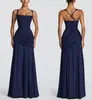 2026 Nuevo Vestido Largo Fruncido con Tirantes Estilo Europeo y Americano, Vestido de Noche Ajustado, Elegante y con Estilo Vestido Transfronterizo para Mujer