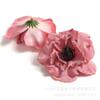 Cabezas de Flores Artificiales Prehechas con Bordes Rizados, Flores Falsas de Tres Capas para Decoración del Hogar, Materiales DIY, Flores Decorativas de Tela de Seda para Decoración de Paredes y Escenografía