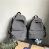 Mochila de Color Sólido Estilo Japonés Moda Femenina Nylon Casual Versátil Estudiante Mochila Escolar Ligera Ins Estilo Coreano Mochila