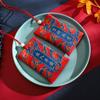 Bolsita Aromática para el Festival del Medio Otoño, Bolsita Estilo Chino, Bolsita para Colgar en el Cuello, Colgante de Bolsa de la Suerte Estilo Chino, Bolsa de Bendición para la Buena Suerte y el Éxito Académico, Bolsa Vacía
