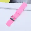 Accesorios para Relojes Correa de Goma Hombres y Mujeres Estudiantes Color Banda de Silicona Suave Correa de Pulsera Deportiva 14-20mm
