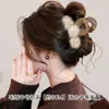 Pinzas para el pelo de felpa de otoño e invierno para mujer, con un aspecto sofisticado, adecuadas para quienes tienen el pelo fino, diseñadas para la parte trasera de la cabeza, estilo tiburón, estilo coreano, accesorios para el pelo versátiles