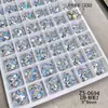 Pedras de Strass K9 Empilhadas Brilhantes Sem Base, Decorações de Unhas em Vidro Cristal de Gelo, Pedras de Strass para Unhas Ultra-Adesivas, Pedras de Strass Deslumbrantes