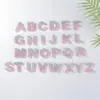 Pingente de Letra Inglesa com Gota de Cola Brilho Amor Concha Pérola Design Chaveiro Sentido Avançado Bolsa Acessórios Diy