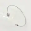 Pulseira de Amor Coração Cheio de Diamantes Abertura Pulseira Banhada a Ouro Pulseira de Coração Duplo ebay Explosões Yiwu Joias Pequenas