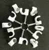 Clips Redondos y Cuadrados para Cables, Cables Eléctricos, Cables de Red, Clavos de Acero para Fijación de Cables, Clips para Cables de Cemento, Abrazaderas para Cables, Tuberías