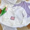 24 novas roupas infantis para meninas, casaco de seda gelada com proteção solar, infantil, bebê, verão, macio, sedoso, com furinhos, camisa para ar condicionado, cardigã fino