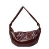 Bolsa de Vaca Nueva de Verano 2024 de Gama Alta Nicho Minimalista Versátil Bolso de Mujer Bolso Estilo Perezoso Bolso de Hombro para Debajo del Brazo para Mujer