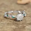 Novedades Europeas y Americanas Anillos Más Vendidos para Mujer, Anillos Retro Exagerados Simples y Únicos para Mujer