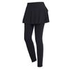 Pantalones Deportivos para Mujer para Yoga, Primavera y Otoño, Pantalones de Running Fitness de Secado Rápido, Pantalones tipo falda Falsos de Dos Piezas de Cintura Alta, Pantalones Delgados de Corte Ajustado