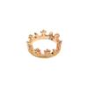 Anillo Corona de Pimienta Moda Coreana Elegante Anillo de Micro Corona Anillo Luz Lujo Dos Yuan Joyería al por Mayor