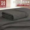 Juego de sábanas simple para todas las estaciones, una sola pieza para dormitorio estudiantil, juego de tres piezas de funda de edredón y fundas de almohada lavadas de color liso para uso en la cama
