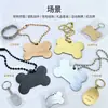 Placas de Identificación para Perros Anodizadas Multicolor con Grabado Láser, Etiquetas de Identificación para Mascotas, Placas de Nombre para Collares de Gatos y Perros, Disponibles Exclusivamente para Ventas Transfronterizas y Personalizables
