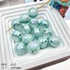 [Floresta de Nevoeiro] Coleção DIY de miçangas verdes, acrílico, cerâmica e outros materiais para acessórios de pulseira e colar